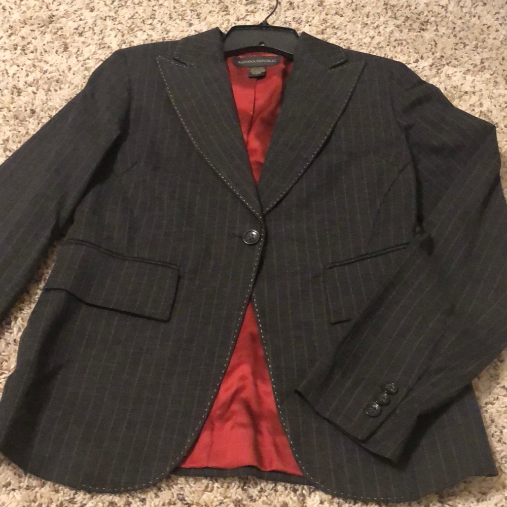 Banana Republic Tailor Blazer Suit Jacket, Size 4